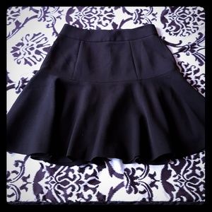 Catherine Malandrino Short Black Skirt